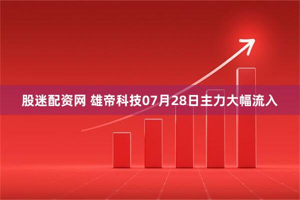 股迷配资网 雄帝科技07月28日主力大幅流入